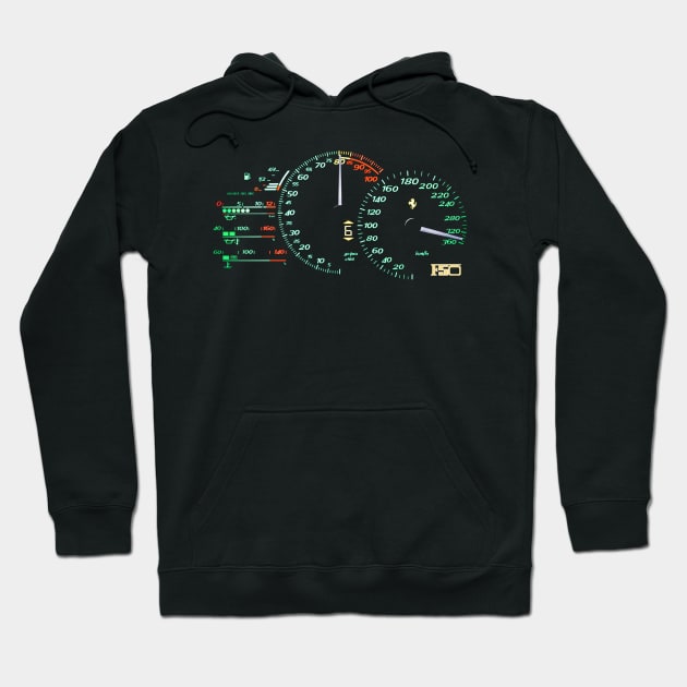 analog supercar Hoodie by retroracing